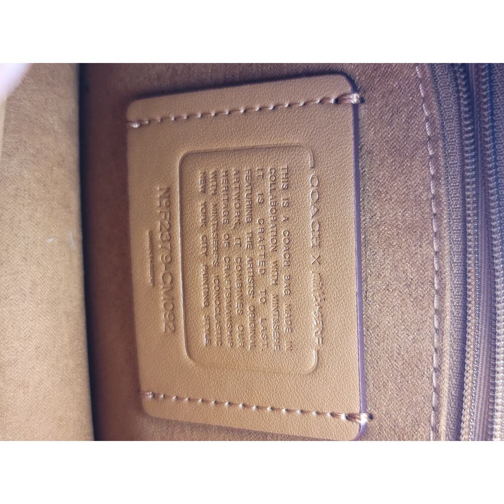 Coach X Mint + Serf Large Morgan Square Crossbody Graffiti CM092 - Picture 7 of 9